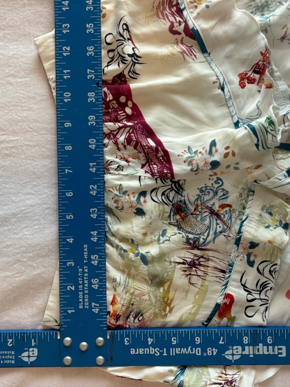 Ivory Floral & Tiger Print Ruffle-Hem Skort - Picture 8 of 11